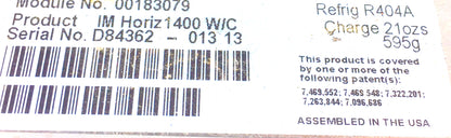 FOLLETT HORIZON IM HORIZON HCC1400W 3FBI CHEWBLET ICE MACHINE & MANUAL FREE SHIP