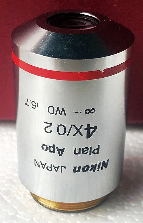 NIKON PLAN APO 4X/02 WD 5.7 OBJECTIVE Eclipse Microscope E200 E400 E600 FREESHIP