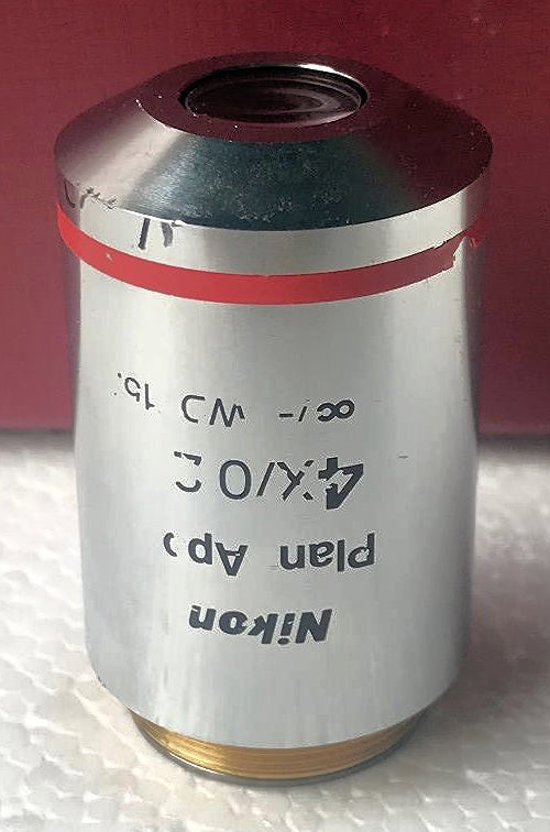 NIKON PLAN APO 4X/02 WD 5.7 OBJECTIVE Eclipse Microscope E200 E400 E600 FREESHIP