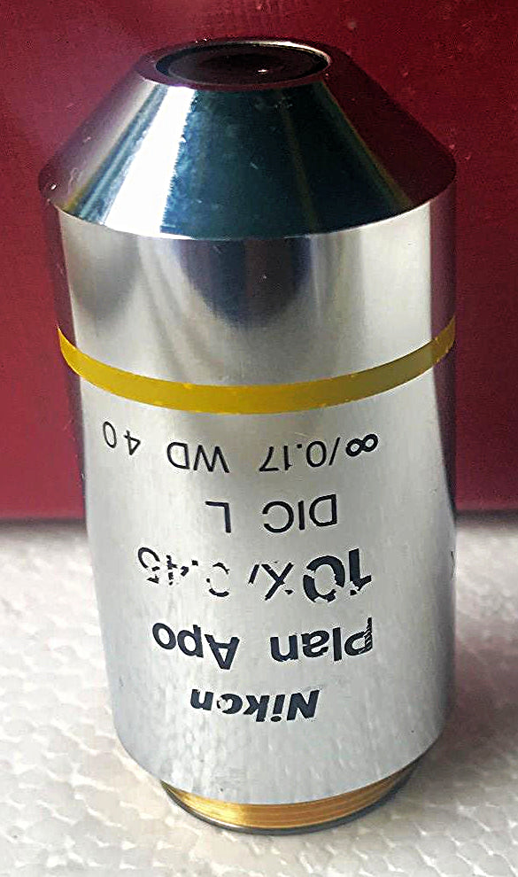 NIKON PLAN APO 10X/0.45 DIC L 0.17 WD 4.0 OBJECTIVE FREE SHIP
