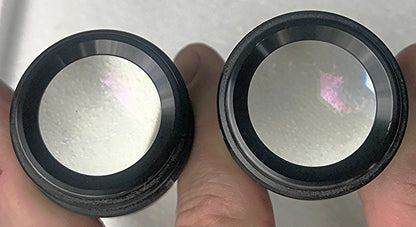 PAIR of NIKON CFIUW 10 x 25 EYEPIECEs for ECLIPSE MICROSCOPE E200 E400 E600