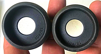 PAIR of LEICA 10 x 21 EYEPIECEs for MICROSCOPE FREE SHIPPING