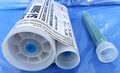 LOCTITE SI 5606 SILICONE ELASTIC ADHESIVE USE BY 05/18 w STATIC MIXER FREE SHIP