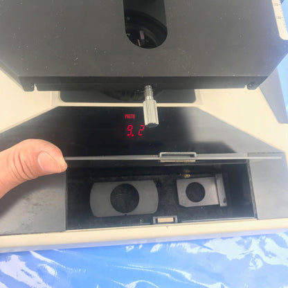 NIKON MICROPHOT TRINOCULAR MICROSCOPE STAGE MOUNT EYEPIECE PFX SHUTTER FREE SHIP