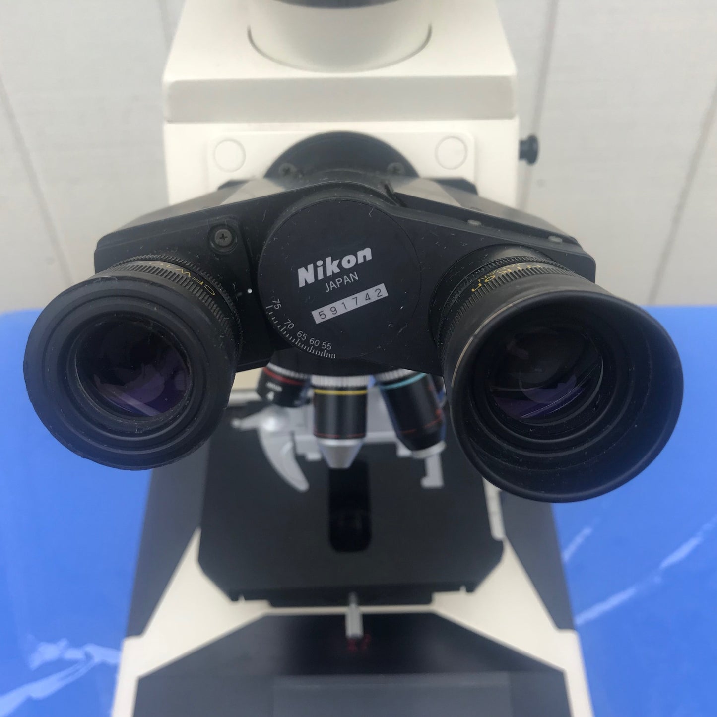 NIKON MICROPHOT TRINOCULAR MICROSCOPE STAGE MOUNT EYEPIECE PFX SHUTTER FREE SHIP