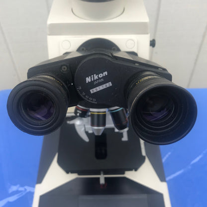 NIKON MICROPHOT TRINOCULAR MICROSCOPE STAGE MOUNT EYEPIECE PFX SHUTTER FREE SHIP