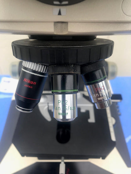 NIKON MICROPHOT TRINOCULAR MICROSCOPE STAGE MOUNT EYEPIECE PFX SHUTTER FREE SHIP