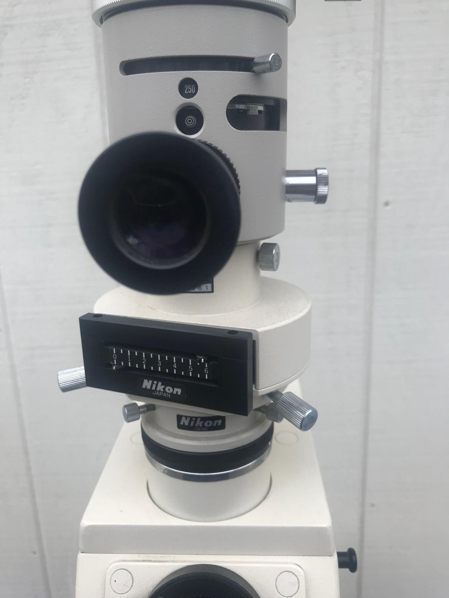 NIKON MICROPHOT TRINOCULAR MICROSCOPE STAGE MOUNT EYEPIECE PFX SHUTTER FREE SHIP