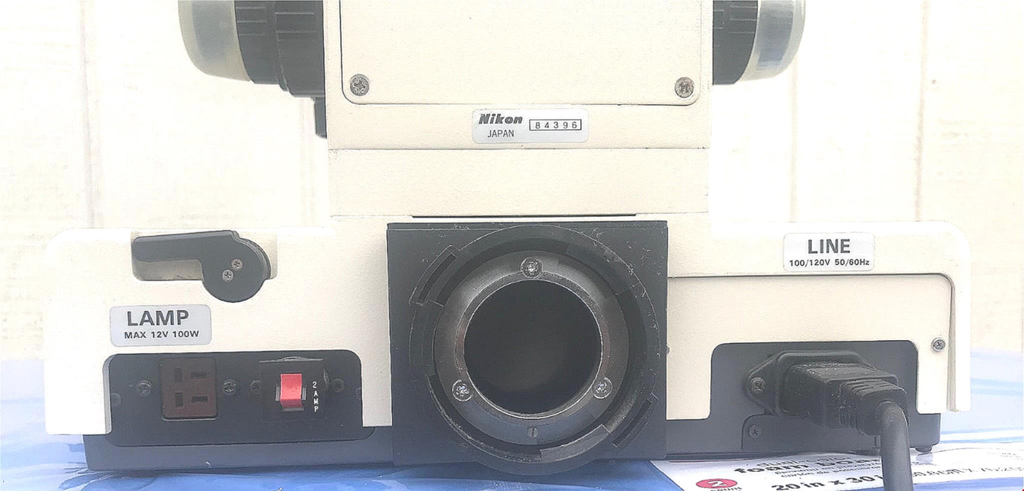 NIKON MICROPHOT TRINOCULAR MICROSCOPE STAGE MOUNT EYEPIECE PFX SHUTTER FREE SHIP