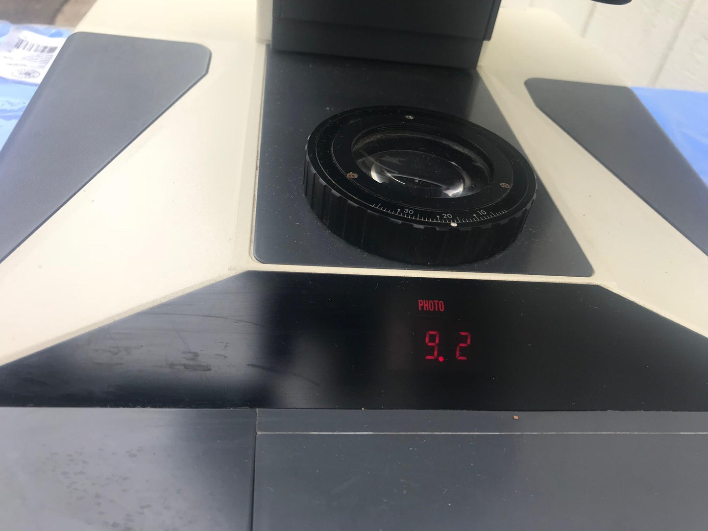 NIKON MICROPHOT TRINOCULAR MICROSCOPE STAGE MOUNT EYEPIECE PFX SHUTTER FREE SHIP