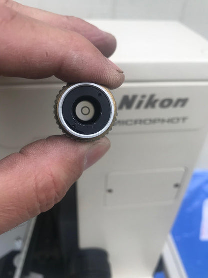 NIKON MICROPHOT TRINOCULAR MICROSCOPE STAGE MOUNT EYEPIECE PFX SHUTTER FREE SHIP