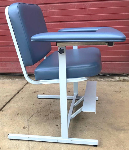BARIATRIC PHLEBOTOMY BLOOD DRAW CHAIR CUSTOM COMFORT MEDTEK FOOT REST FREE SHIP