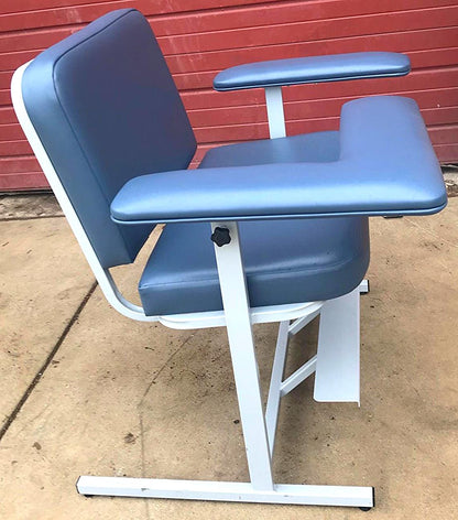 BARIATRIC PHLEBOTOMY BLOOD DRAW CHAIR CUSTOM COMFORT MEDTEK FOOT REST FREE SHIP
