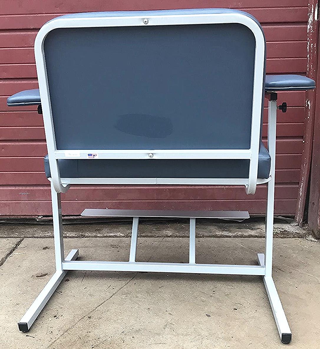 BARIATRIC PHLEBOTOMY BLOOD DRAW CHAIR CUSTOM COMFORT MEDTEK FOOT REST FREE SHIP