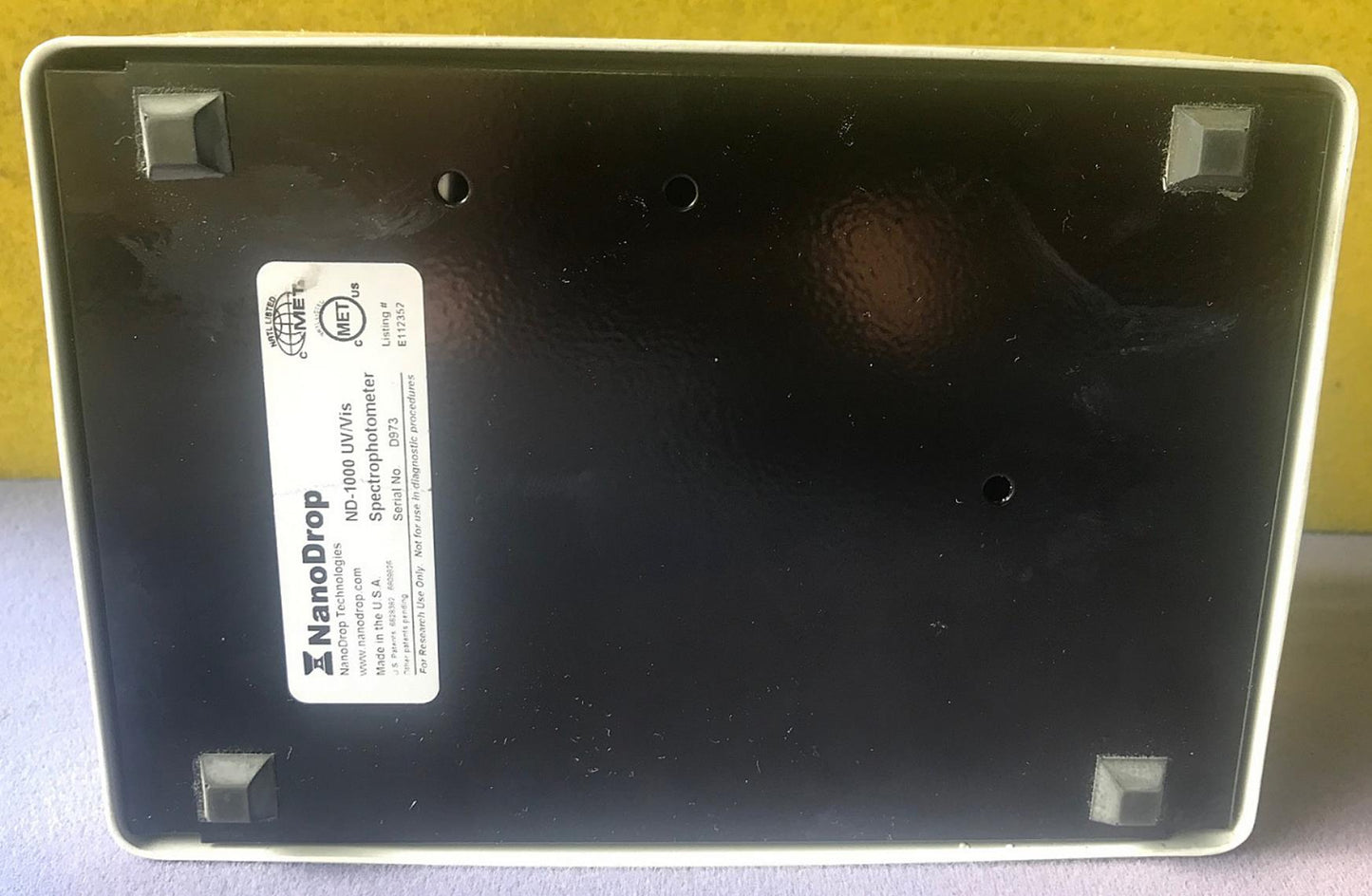 THERMO NANODROP ND-1000 SPECTROPHOTOMETER UV/VIS 100%Test 90day WARRANTY