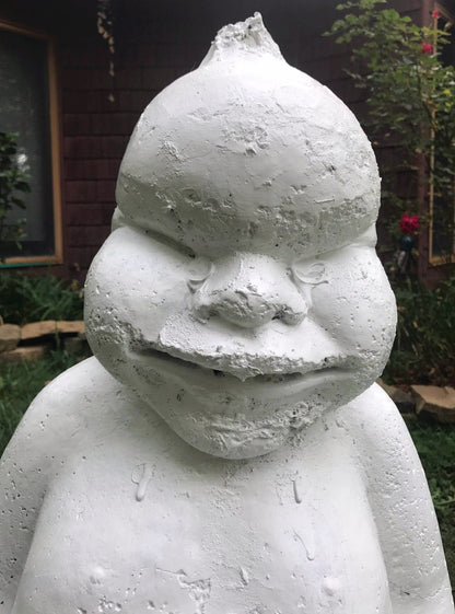 RareVintage BELLIKEN 28"h x 16.5"w x 18"d GOOD LUCK BIG CONCRETE STATUE FREESHIP