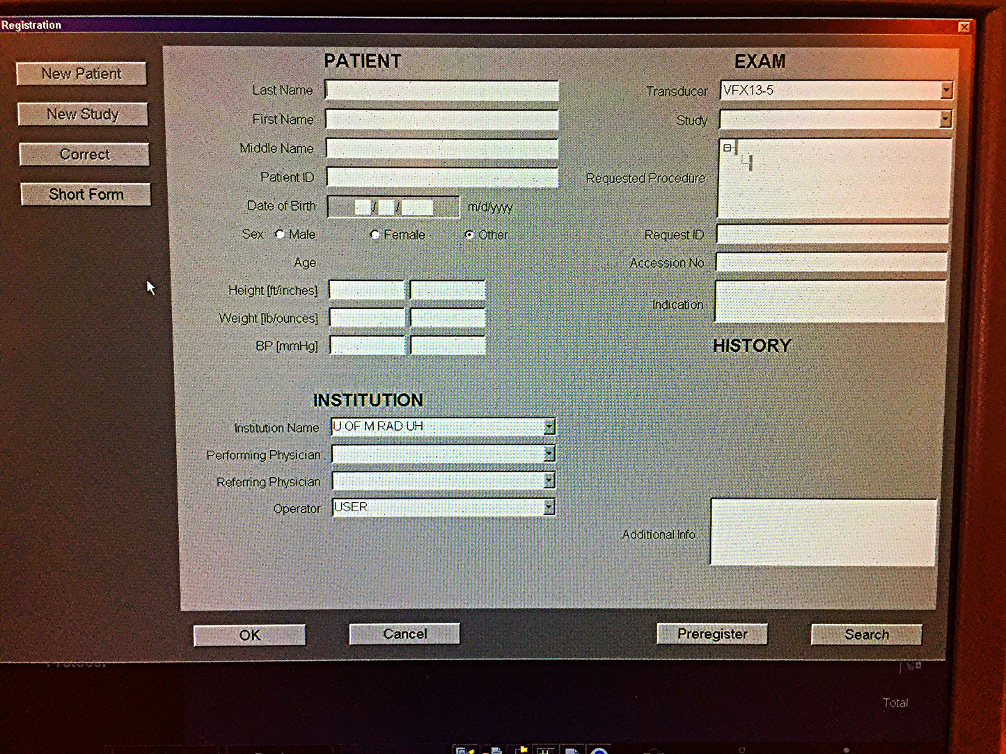 SIEMENS AUCSON ANTARES PREMIUM EDITION ULTRASOUND & VFX 13.5 CH6-2 4-1 PROBE