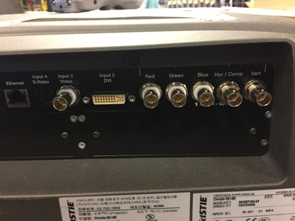 CHRISTIE DS+8K  3-DLP XGA PROJECTOR 230hours REMOTE & MOUNT WATCH VIDEO FREESHIP