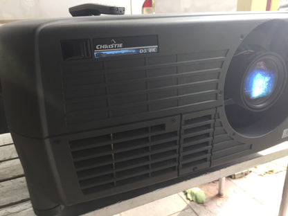 CHRISTIE DS+8K  3-DLP XGA PROJECTOR 230hours REMOTE & MOUNT WATCH VIDEO FREESHIP
