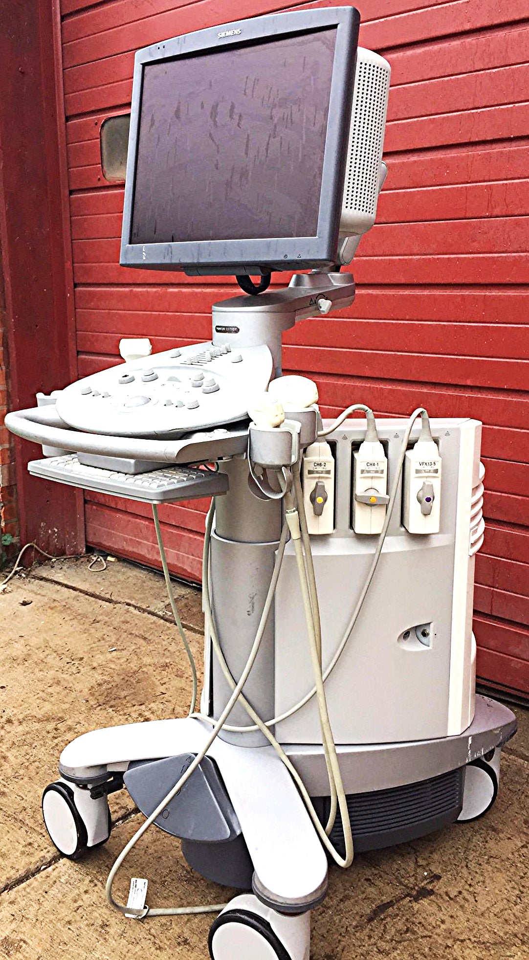 SIEMENS AUCSON ANTARES PREMIUM EDITION ULTRASOUND & VFX 13.5 CH6-2 4-1 PROBE