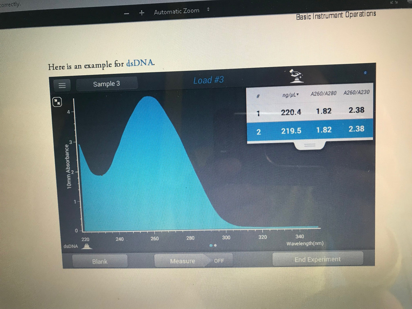 THERMO NANODROP ND-1000 SPECTROPHOTOMETER UV/VIS 100%Test 90dayWARRANTY FREESHIP