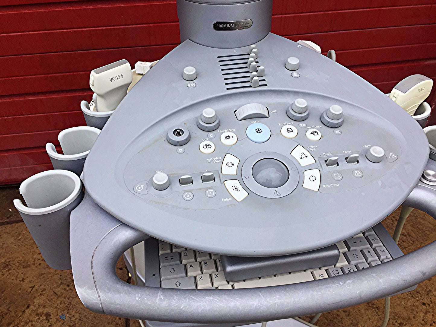 SIEMENS AUCSON ANTARES PREMIUM EDITION ULTRASOUND & VFX 13.5 CH6-2 4-1 PROBE