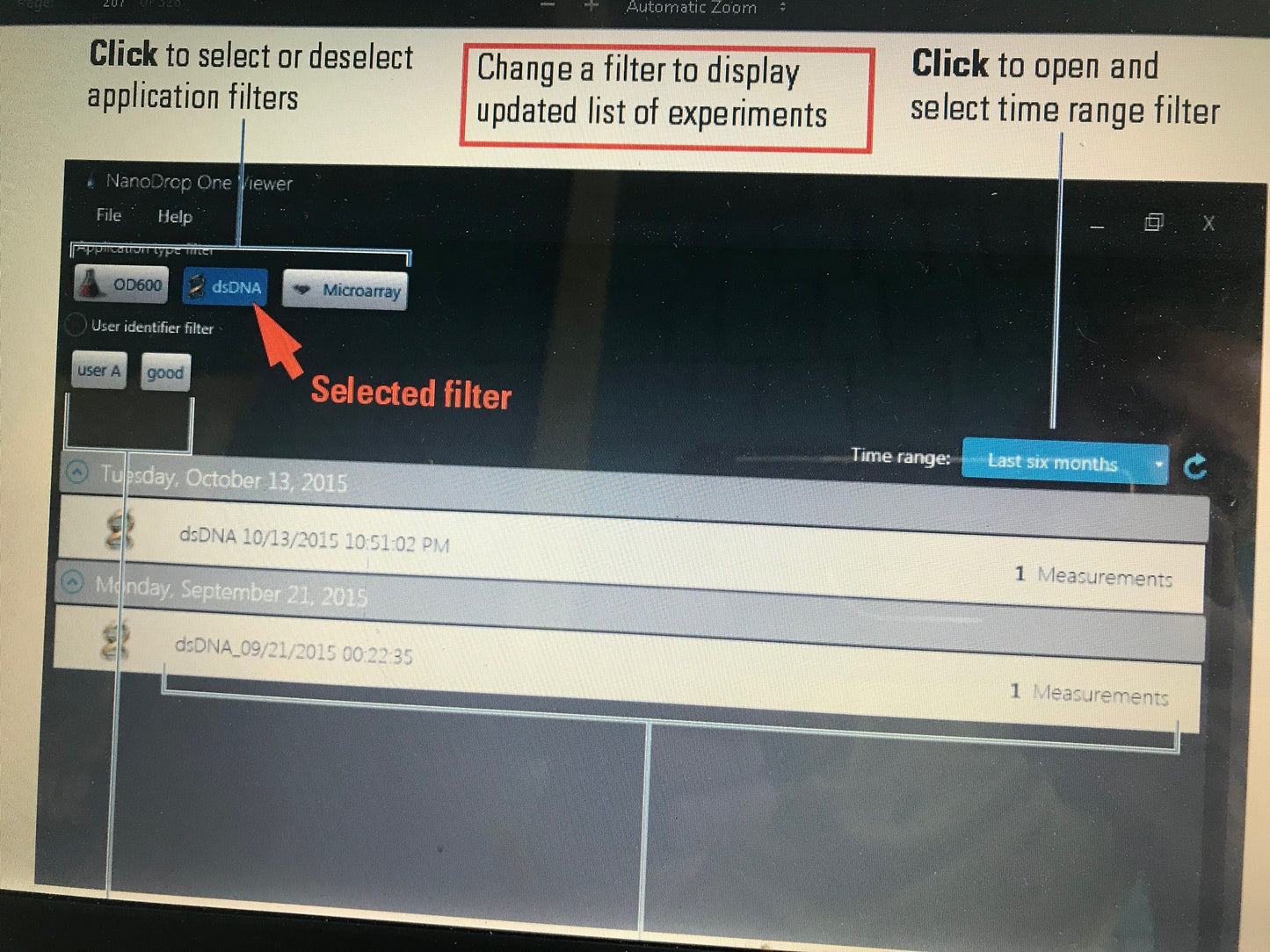 THERMO NANODROP ND-1000 SPECTROPHOTOMETER UV/VIS 100%Test 90day WARRANTY