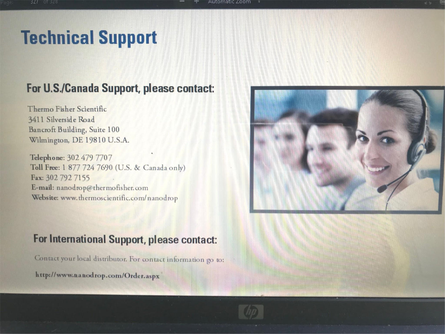 THERMO NANODROP ND-1000 SPECTROPHOTOMETER UV/VIS 100%Test 90dayWARRANTY FREESHIP