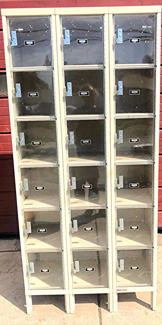 U-LINE CLEAR VIEW EXAMINATION SEE THROUGH STORAGE LOCKER