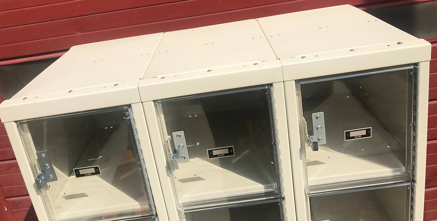 U-LINE CLEAR VIEW EXAMINATION SEE THROUGH STORAGE LOCKER