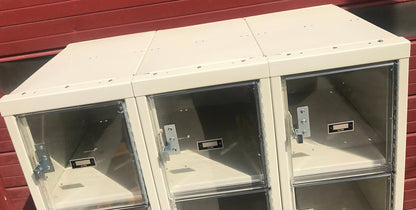 U-LINE CLEAR VIEW EXAMINATION SEE THROUGH STORAGE LOCKER