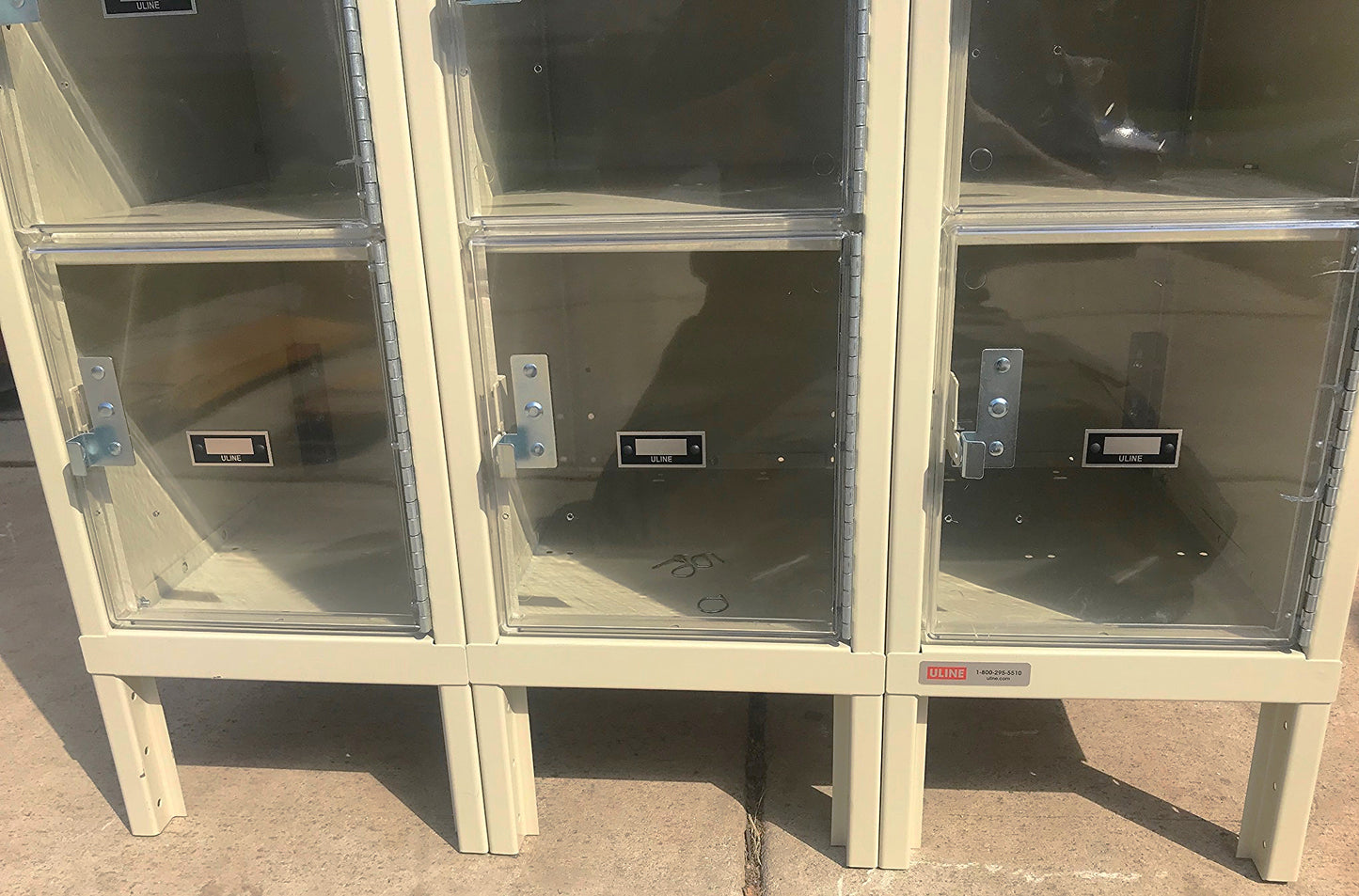 U-LINE CLEAR VIEW EXAMINATION SEE THROUGH STORAGE LOCKER