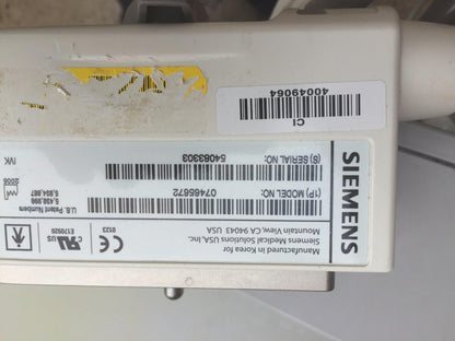 SIEMENS AUCSON ANTARES PREMIUM EDITION ULTRASOUND & VFX 13.5 CH6-2 4-1 PROBE