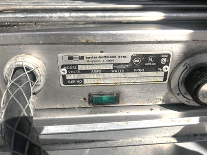 CARTER-HOFFMAN FH90-00158 WARMER BB150 180 Plate Banquet Carrier Warming Cabinet