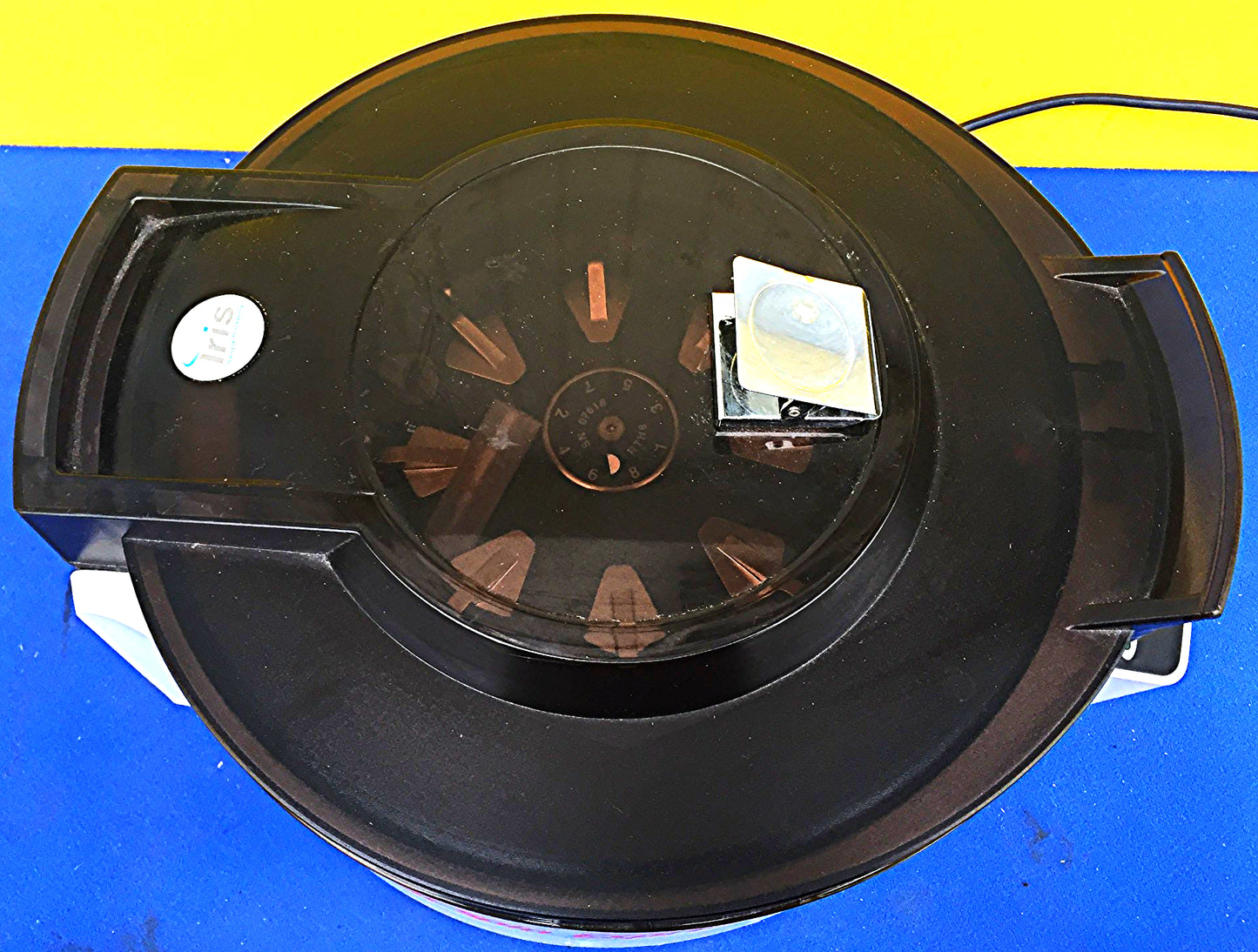 BECKMAN IRIS STATSPIN EXPR 4 M510 TUBE ROTOR RTH8 GEL CENTRIFUGE WATCH VIDEO