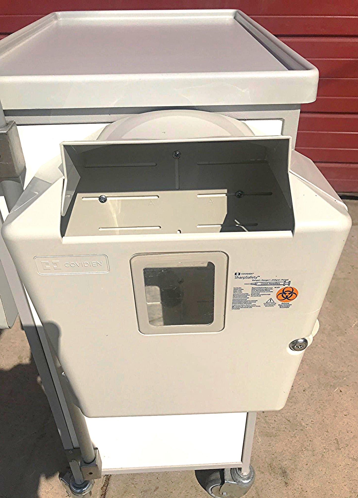 INNERSPACE 3750TT SLIM PROCEDURE SUPPLY MEDICAL CART Accessory Package w/Key