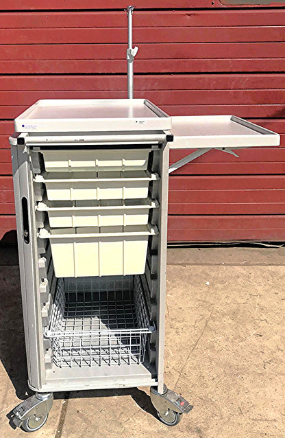 INNERSPACE 3750TT SLIM PROCEDURE SUPPLY MEDICAL CART Accessory Package w/Key