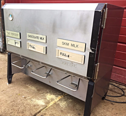 SILVER KING SK-15MAJ REFRIGERATED COMMERCIAL MILK BEVERAGE 3 VALVE DISPENSER