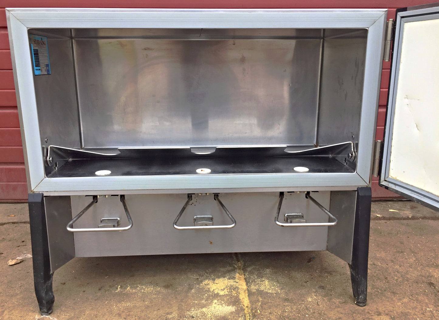 SILVER KING SK-15MAJ REFRIGERATED COMMERCIAL MILK BEVERAGE 3 VALVE DISPENSER