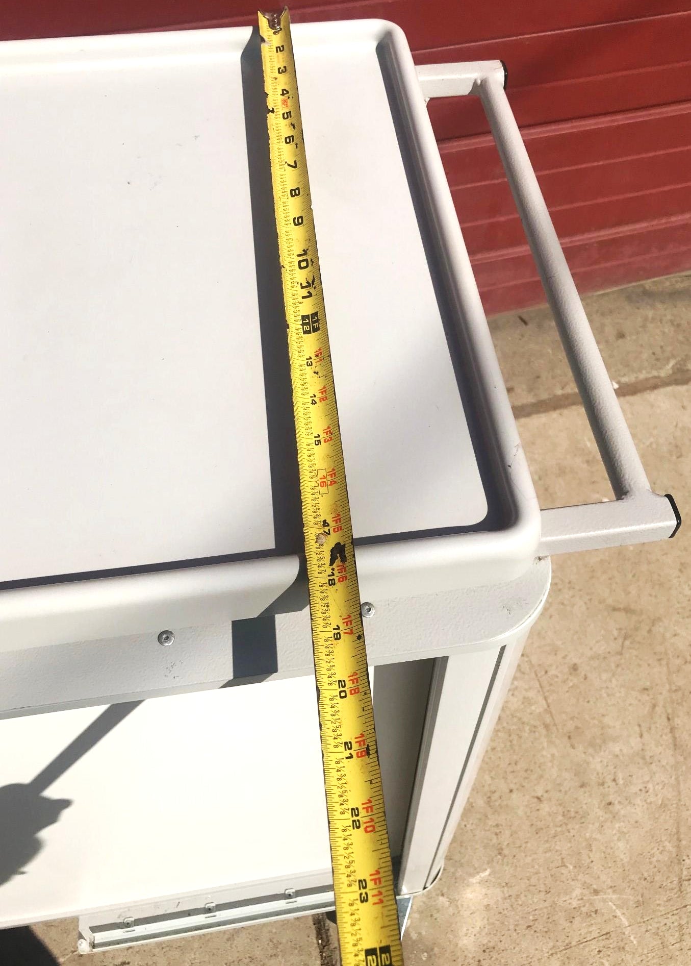 INNERSPACE 3750TT SLIM PROCEDURE SUPPLY MEDICAL CART Accessory Package w/Key