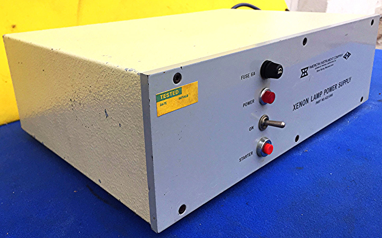 AMINCO XENON LAMP IREM A2-150N HIGH VOLTAGE STARTER MICROSCOPE POWER SUPPLY FREE