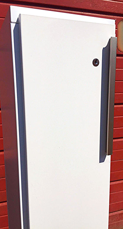 KNOLL OFFICE FURNITURE WHITE LAMINATE STORAGE LOCKER CLOSET TOWER FREE SHIP