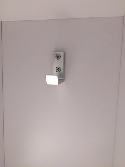 KNOLL OFFICE FURNITURE WHITE LAMINATE STORAGE LOCKER CLOSET TOWER FREE SHIP