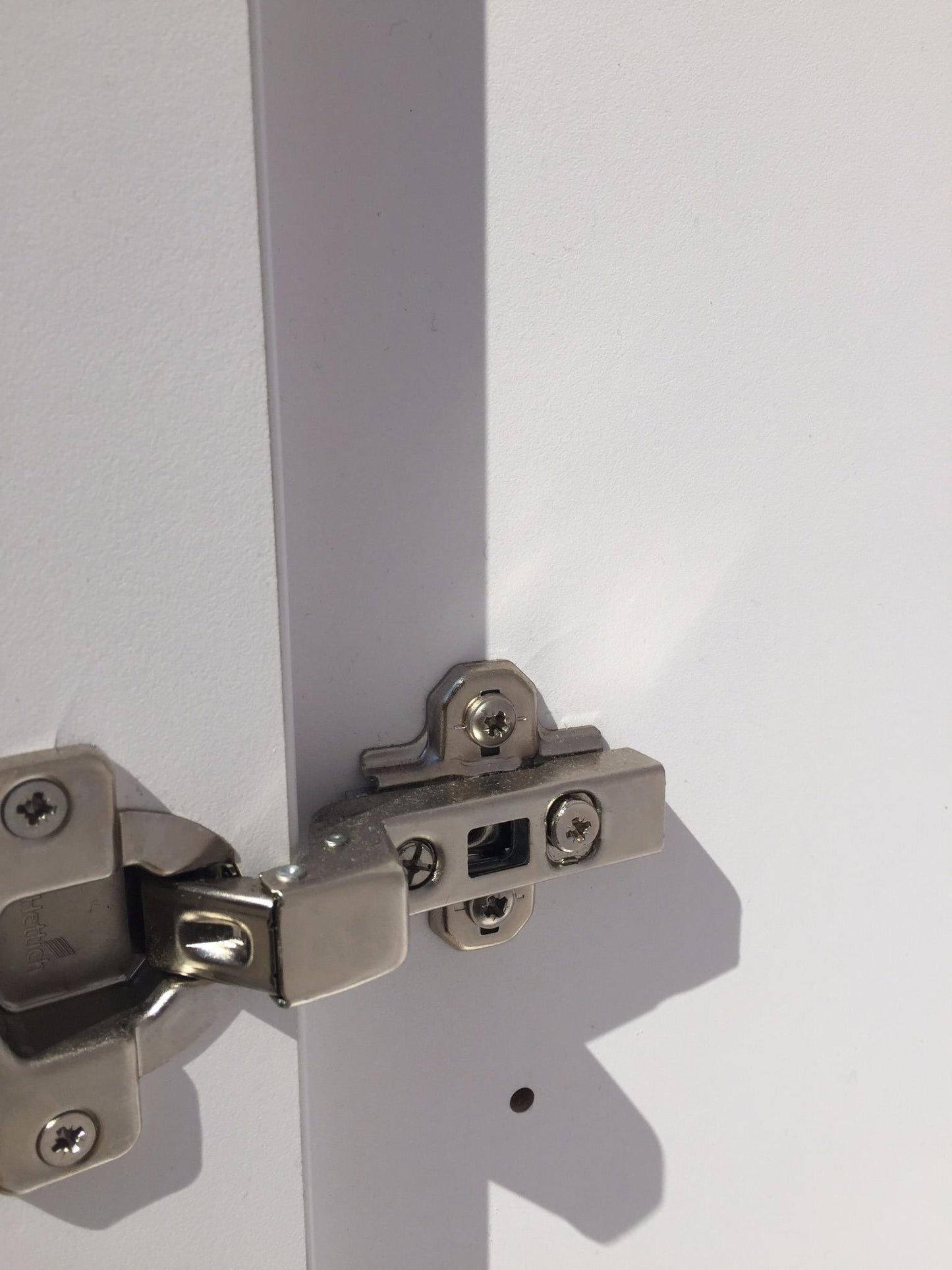 KNOLL OFFICE FURNITURE WHITE LAMINATE STORAGE LOCKER CLOSET TOWER FREE SHIP