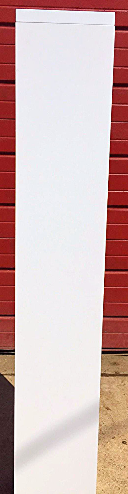 KNOLL OFFICE FURNITURE WHITE LAMINATE STORAGE LOCKER CLOSET TOWER FREE SHIP