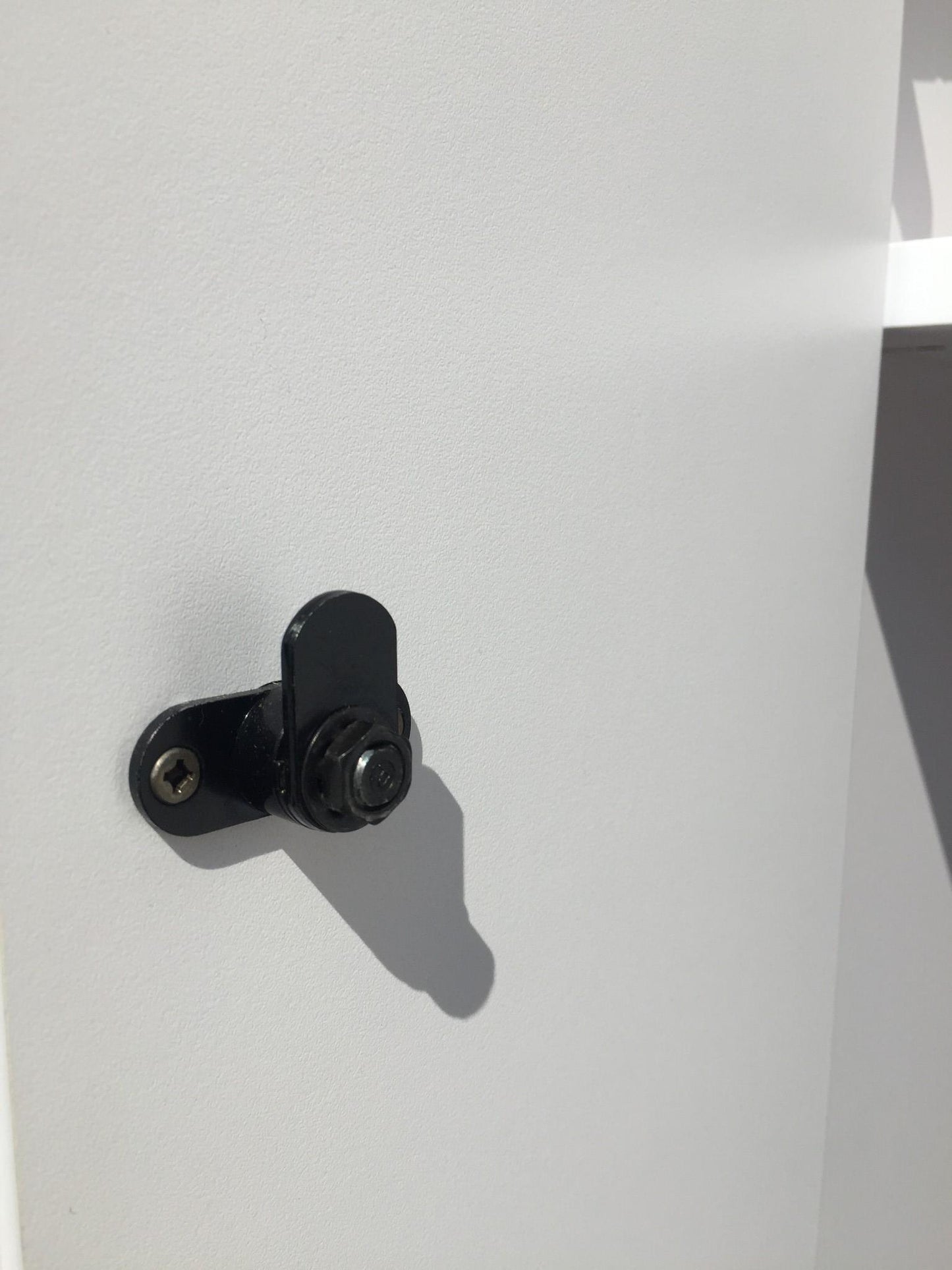 KNOLL OFFICE FURNITURE WHITE LAMINATE STORAGE LOCKER CLOSET TOWER FREE SHIP