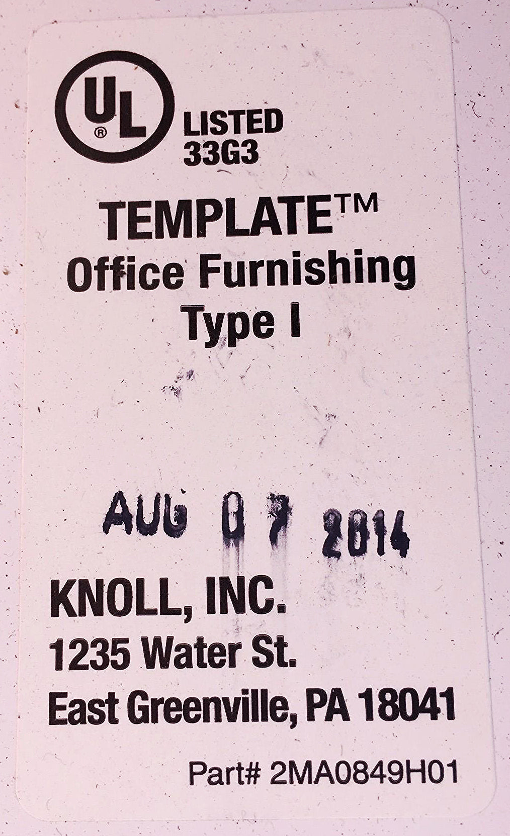 KNOLL OFFICE FURNITURE WHITE LAMINATE STORAGE 2 DRAWER 3 SHELF CABINET FREE SHIP