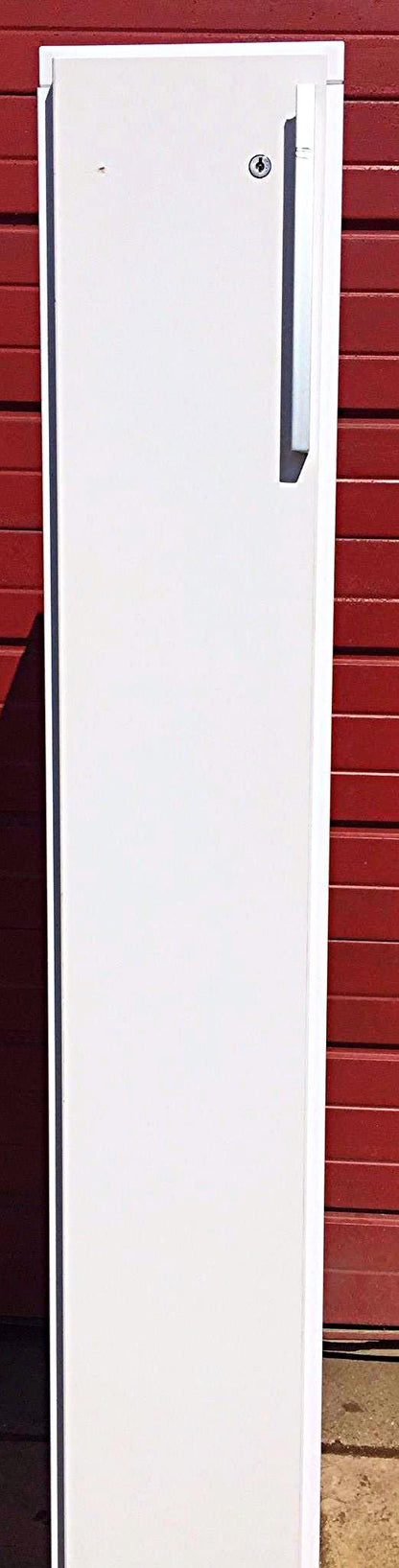KNOLL OFFICE FURNITURE WHITE LAMINATE STORAGE LOCKER CLOSET TOWER FREE SHIP