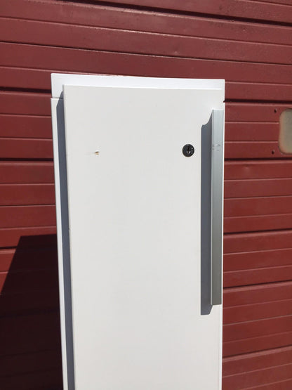 KNOLL OFFICE FURNITURE WHITE LAMINATE STORAGE LOCKER CLOSET TOWER FREE SHIP