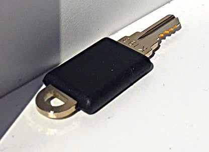 KNOLL OFFICE FURNITURE WHITE LAMINATE STORAGE LOCKER CLOSET TOWER FREE SHIP